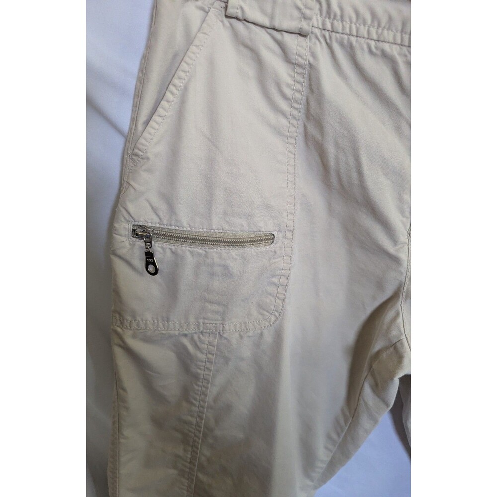 Caribbean Joe Sz 8 Women's Cargo Capri Pants Khaki - Picture 5 of 8